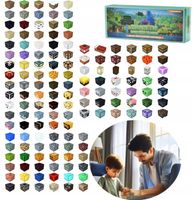 DIY MAGNETYCZNE KLOCKI MINECRAFT DLA DZIECI STEM ZABAWKA LOSOWY 250SZT.