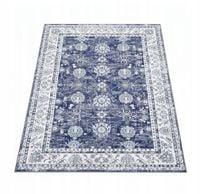 Dywan Vintage 160X230 Cm Granatowy Orientalny Modny Do Salonu Sypialni