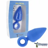 manzzztoys putin blue - duży klin anatomiczny z silikonu, niebieski 12 cm