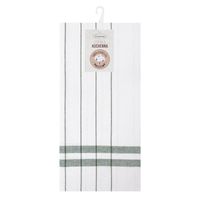 Ścierka kuchenna 50x70 cm Check bawełniana zielona kratka