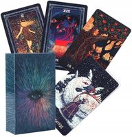 DUŻE KARTY ZESTAW KLASYCZNYCH KART TAROTA PRISMA VISION TAROT WRÓŻBY Z KART