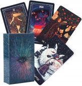 DUŻE KARTY ZESTAW KLASYCZNYCH KART TAROTA PRISMA VISION TAROT WRÓŻBY Z KART