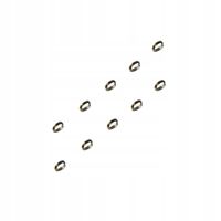 Kółka ŁĄCZNIKOWE 4mm Assan 10 szt. srebrne