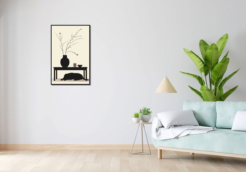 Plakat 53x81cm Wypocznij Psino zdjęcie 4