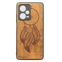 Drewniane Etui Bewood Redmi Note 12 5G ŁAPACZ SNÓW IMBUIA