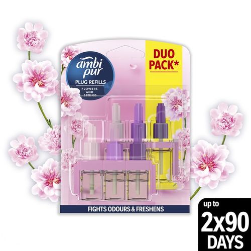 Ambi Pur wkład elektryczny 3VOLUTION 2X20 ml FLOWERS and SPRING 2 SZTUKI na Arena.pl