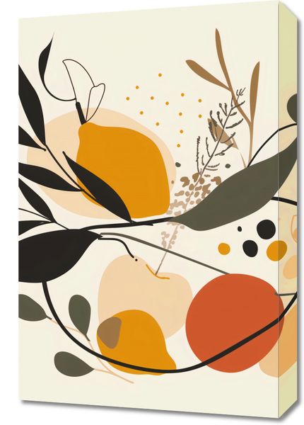 Obraz 40x60cm Botaniczny Wir zdjęcie 1