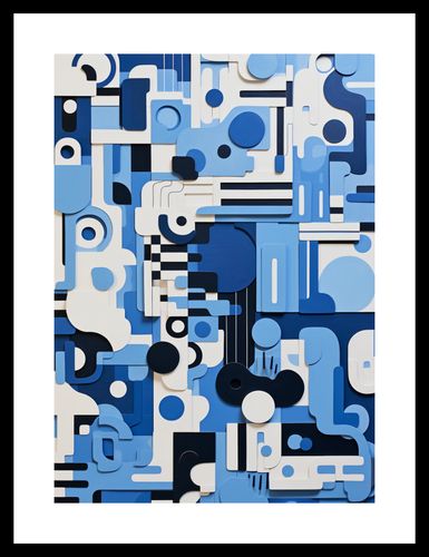 Plakat 25x35cm Niebieski Labirynt na Arena.pl