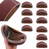 Pas bezkońcowy do szlifierki taśmowej 537x75 mm p150 10 sztuk KD12635