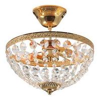 Plafon LAMPA sufitowa HANASKOG 100486 Markslojd kryształowa OPRAWA glamour crystal przezroczysta złota