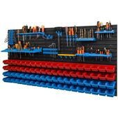 Tablica warsztatowa narzędzia 154x78cm 76 kuwet