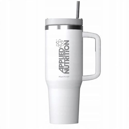 KUBEK TERMICZNY ZE STALI NIERDZEWNEJ ZE SŁOMKĄ DO SAMOCHODU NA KAWĘ 1200ml na Arena.pl