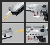 Zestaw Klocków Militaria Pistolet 360El.