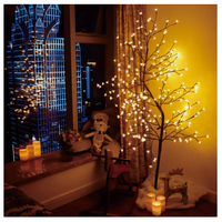 Drzewko LED świąteczne kwiat wiśni dekoracje Boże Narodzenie ozdoby lampki