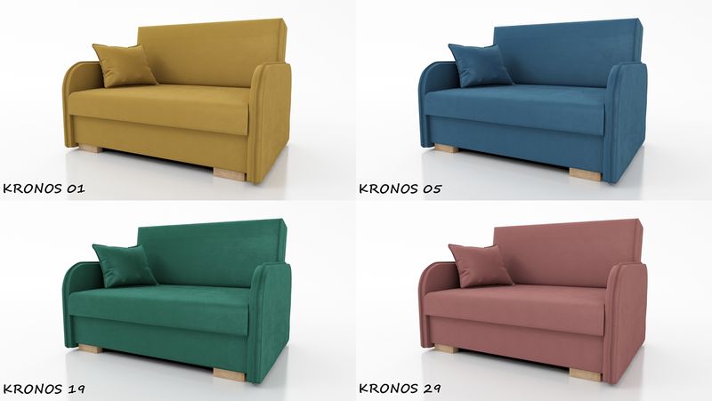 Sofa amerykanka GOLD funkcja spania, pojemnik zdjęcie 8