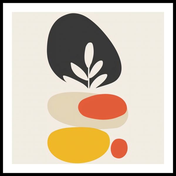 Plakat 50x50cm Botaniczna Spójność zdjęcie 3