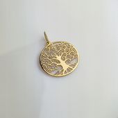 Złota zawieszka Drzewko Szczęścia - pr.585