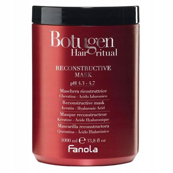 FANOLA BOTUGEN BOTOLIFE Rekonstruująca Odżywiająca Włosy Zniszczone 1000ml zdjęcie 7