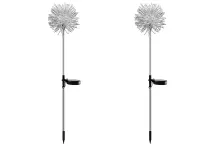 2 x Lampa ogrodowa led dmuchawiec fajerwerk na szpikulcu do ogrodu