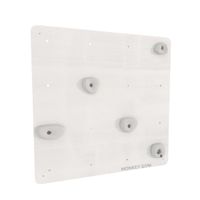 ścianka wspinaczkowa kwadrat 1 biały - chwyty białe