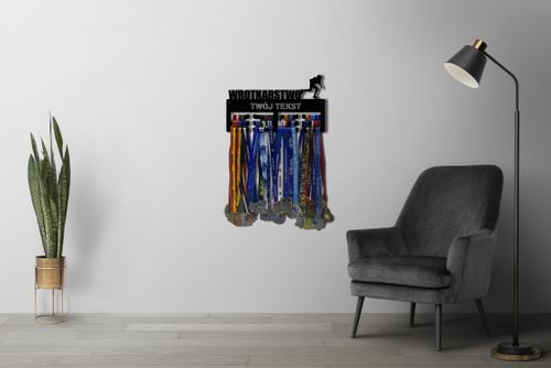 Wieszak na medale WROTKARSTWO twoje imię dowolny tekst 107.1 na Arena.pl