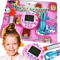TAMAGOTCHI PINK RÓŻOWE ZABAWKA INTERAKTYWNA ZWIERZĄTKO 49W1 DŁUGOPIS SMYCZ