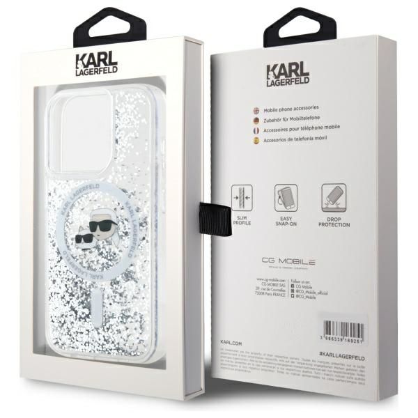 Etui Karl Lagerfeld do iPhone 15 Pro Max, Przezroczysty, MagSafe zdjęcie 8