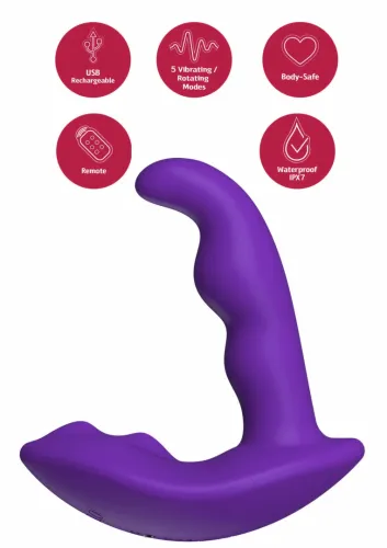 she.e.o anal stimulator vibrator z pilotem, 10 trybow, silikonowy na Arena.pl