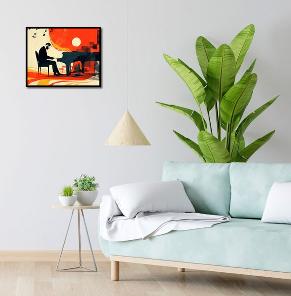 Plakat 50x40cm Pianista zdjęcie 4