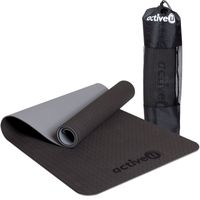 MATA DO ĆWICZEŃ JOGI FITNESS GRUBA Z POKROWCEM