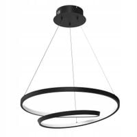 Lampa Wisząca Lucero Czarna LED 50x50x100cm 48W Regulacja Wysokości Salon
