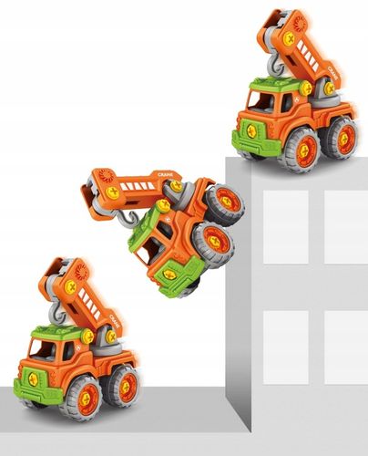 AUTO ROBOT DO SKRĘCANIA 5w1 LED TRANSFORMER XXL ZABAWKA KONSTRYKCYJNA na Arena.pl