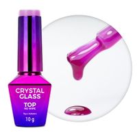 Kolorowy top no wipe Crystal Glass MollyNails Purple 10g