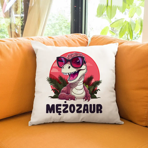 Mężozaur - poduszka na prezent na Arena.pl