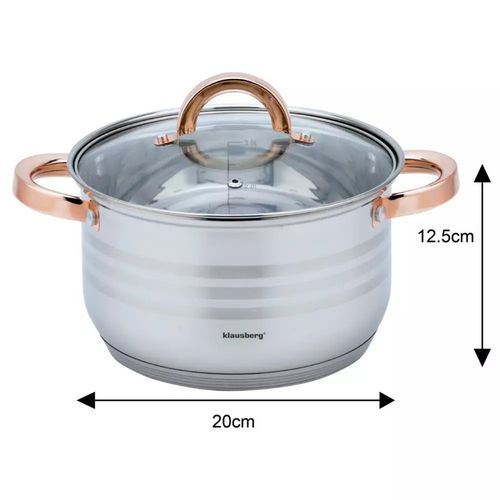 zestaw garnków 8 elementów klausberg kb-7699 na Arena.pl