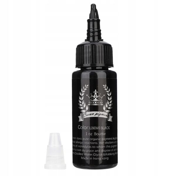 TUSZ DO TATUAŻU LINING BLACK 30ml CZARNY zdjęcie 8