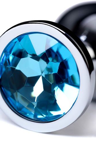 silver anal plug with gem, turquoise na Arena.pl