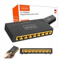 Switch Rozdzielacz LAN 8 Portów Gigabit Ethernet RJ45 1000 MB do Internetu