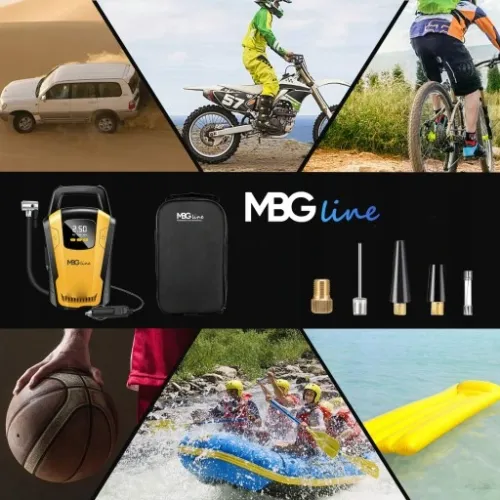 KOMPRESOR SAMOCHODOWY Pompka Sprężarka 12V LED LCD na Arena.pl