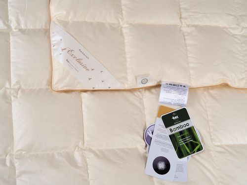 Kołdra puchowa CIEPŁA 200x220 DREAM kremowa na Arena.pl