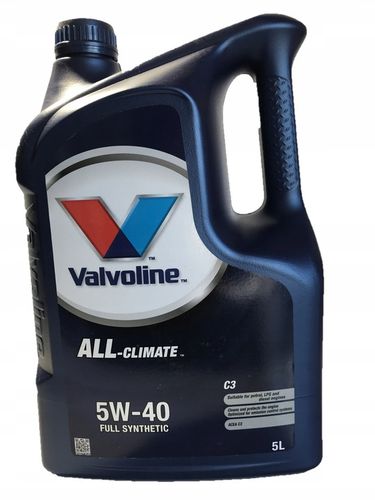Valvoline All Climate 5W-40 5L a3/B4 na Arena.pl