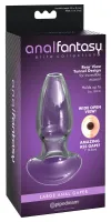 pipedream anal fantasy szklany korek tunelowy z zatyczką 10,9 cm