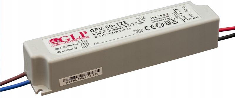 ZASILACZ IMPULSOWY 24V/2.5A/GPV-MINI zdjęcie 3