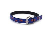 A-242 OBROŻA DLA PSA PODWÓJNA ŁAPKI 30mm Kolor - łapki niebieski