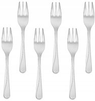 GERLACH SZTUĆCE NIERDZEWNE MANGO 04G ZESTAW WIDELCZYKI CIASTA TORTU 6 OSÓB