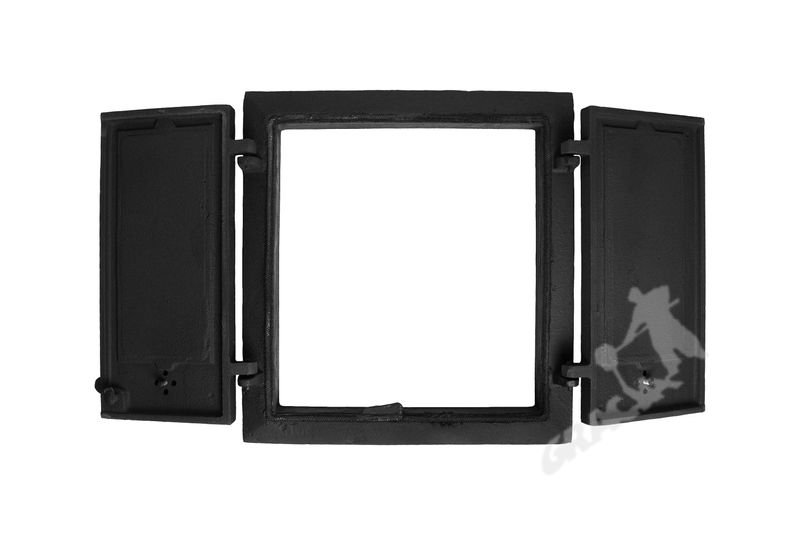 DRZWI D4 - 43X41 CM żeliwne do pieca piecowe kaflowe zdjęcie 2