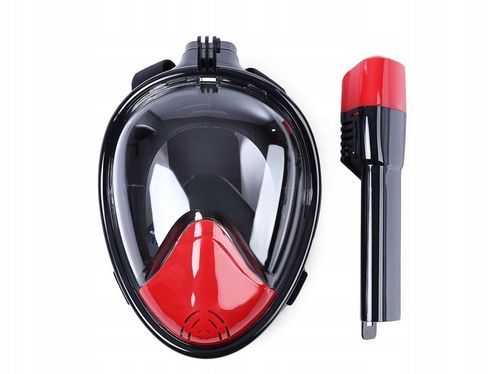 Maska do nurkowania Pełnotwarzowa z rurką fajką Okulary od snurkowania Pro2 na Arena.pl