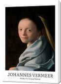 Obraz 70x100cm Design Young Woman, Vermeer Vintage do Salonu