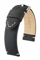 Pasek do zegarka - Hirsch 05402050-2-24 czarny 24mm