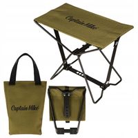 KRZESŁO SKŁADANE WĘDKARSKIE Turystyczne Polowe + Torba Captain Mike